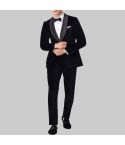 Black Velvet  2 Piece Suit  For Men