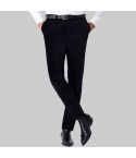 Black Velvet Suit Pant Mens
