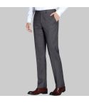 Dress Pants Regular Leg Bottoms in Charcoal