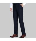 Dress Pants Regular Leg Bottoms in Dark Navy