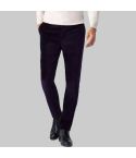 Mens Purple Velvet Pant
