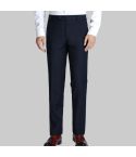 Navy Dress Pants Regular Leg Flat Front Pants
