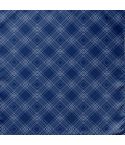 Scottish Blue Silk Pocket Square for Men