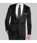 Slim Fit Black Dinner Jacket for Men