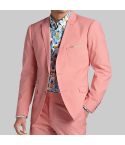 Slim Fit Classic Suit Peach for Men