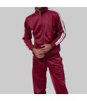 Track Suit 2 Piece in Burgundy