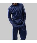 Track Suit With Detachable Hood in Navy