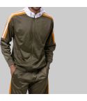 Track Suit With Hood in Olive