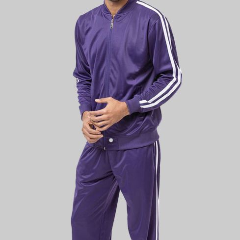 Casual Jogging Set 2 Piece in Purple