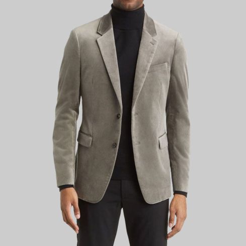 Chambers Stretch Velvet Tuxedo Blazer