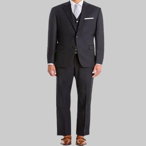 Classic Fit 3 Piece Navy Suit