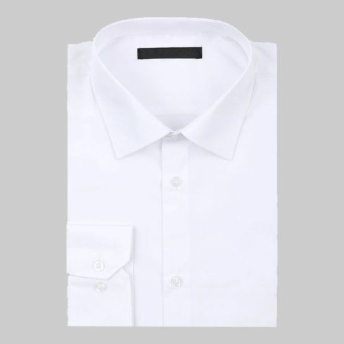 Formal Dress Shirt White for Men