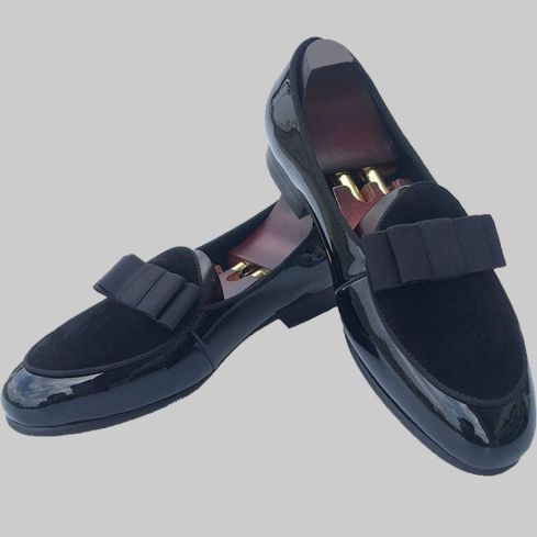 Justar Leather Loafers Black for Men