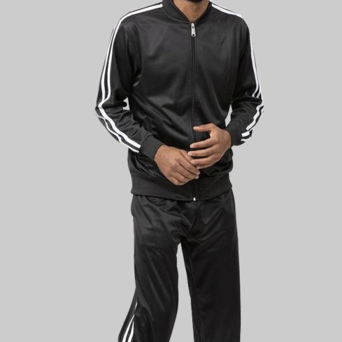Men’s Casual Jogging Set 2 Piece in Black