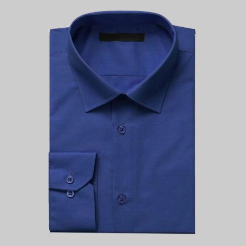 Royal Blue Formal Dress Shirt