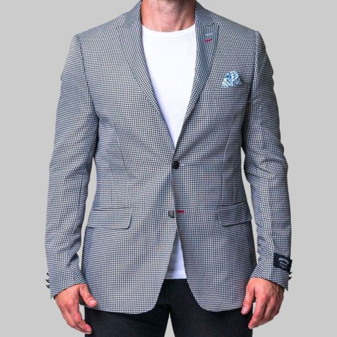 Socrate Hound Grey Blazer for Men